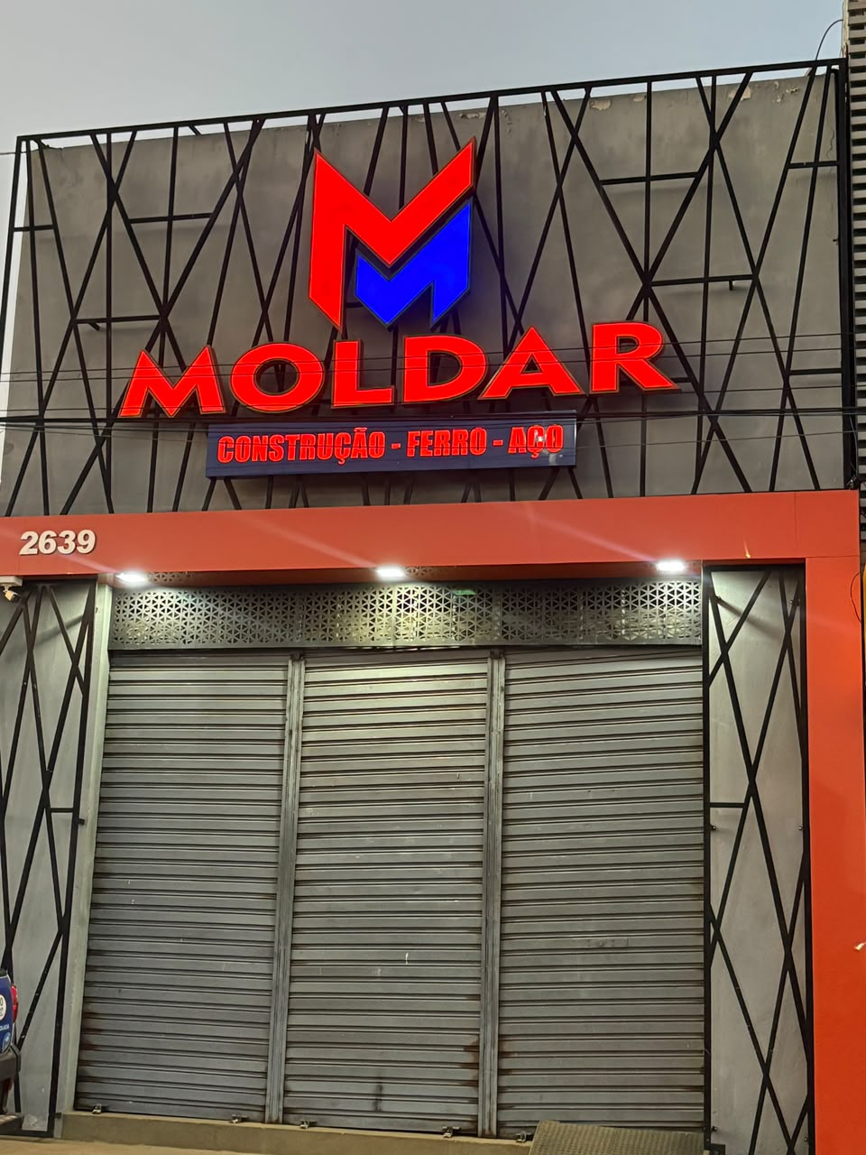 Fachada da loja Moldar em São João dos Patos - MA